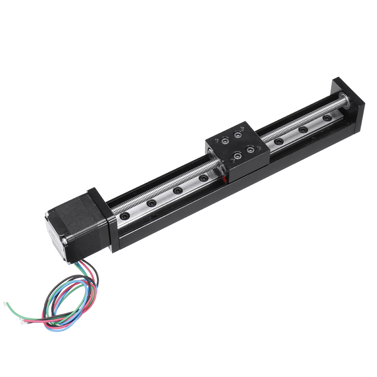 Z Axis 50-200mm Stroke Mini Slide Linear Stage CNC Linear Motion Pitch 4mm Motor 