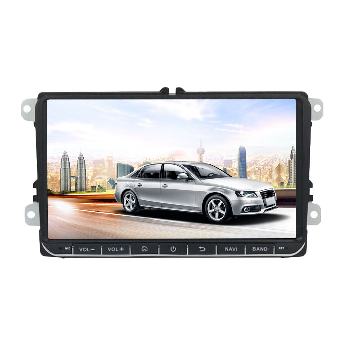 9 Inch 2 DIN for Android 8.1 Car Stereo Quad Core 1+16G Radio Touch Screen GPS bluetooth WIFI for VW Skoda Seat