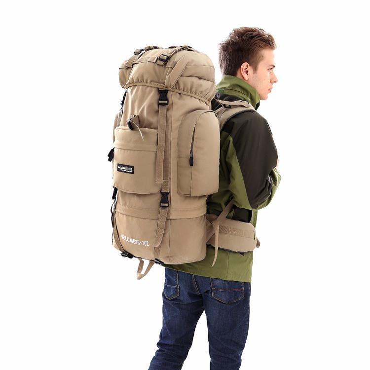 Большой спортивный рюкзак LOCAL LION Molle Tactical Bags 85L для активного отдыха, водонепроницаемый, военного стиля, для альпинизма и путешествий на природе.