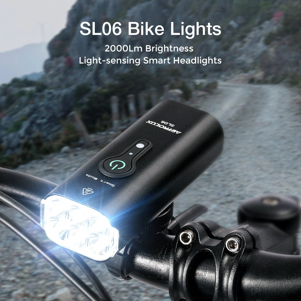 You can look at the sun, but not at it - Astrolux SL06 bike light