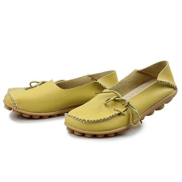 us size 5-13 new women soft comfortable lace-up flat loafers breathable ...