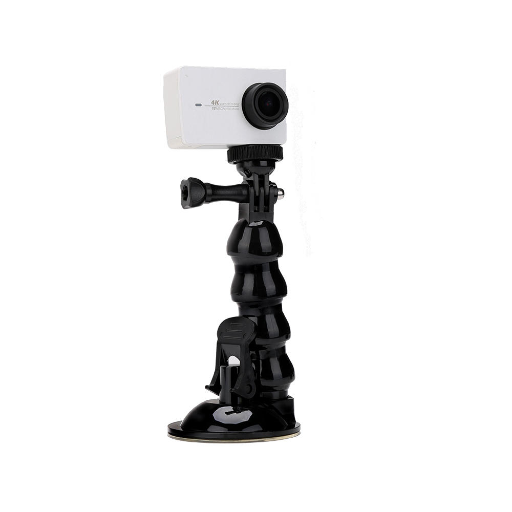 GoproSJCAMスポーツカメラ用の調整可能なサクションカップマウント4ジョイントグースネックエクステンションアーム16cm