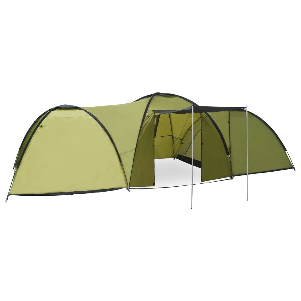 Outdoor Tent Fiberglass Large Winter Tent Igloo Camp Tent For Camping Hiking Fishing 6 Person Green