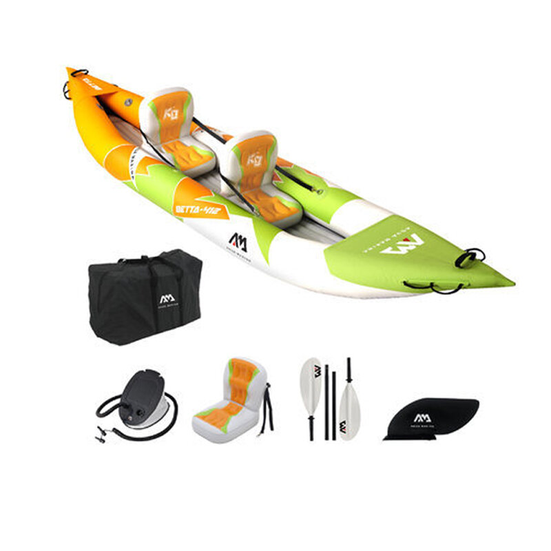

Aqua Marina Single Double People Inflatable Boat Fishing Kayak Drifting Surfing Rubber Boat Water Fishing Tools