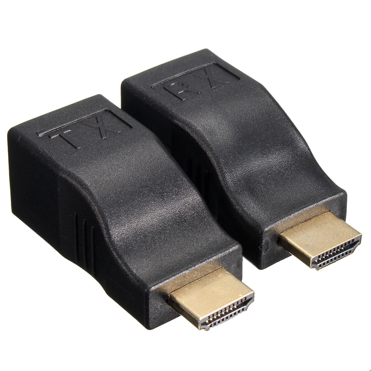 2 Stks HD naar RJ45 Netwerk Lan Ethernet-kabel Extender Over door Cat 5e / 6 HD 1080P 3D