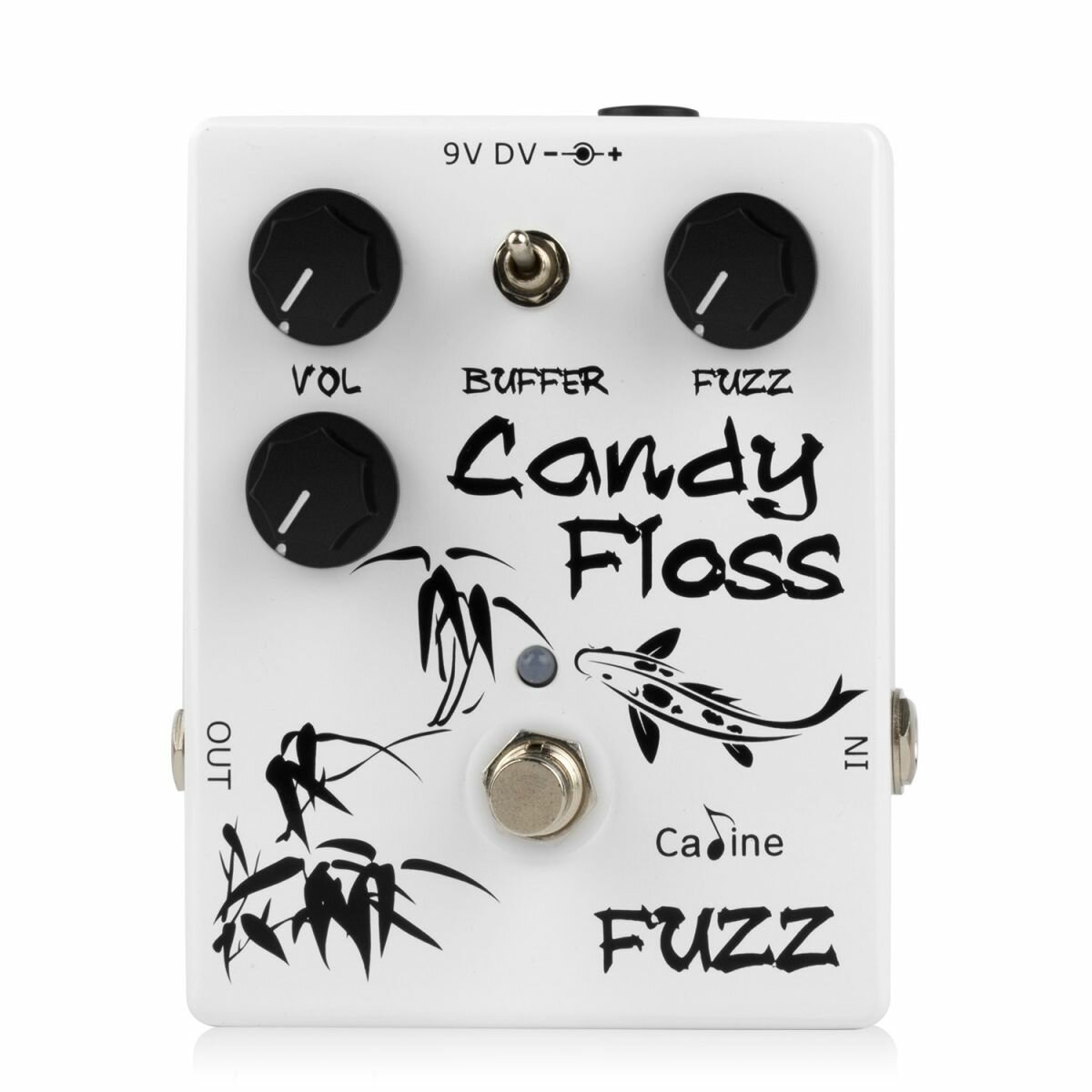Caline CP-42 Candy Floss Fuzz Pedal de efecto de guitarra Aleación de aluminio con piezas de guitarra True Bypass
