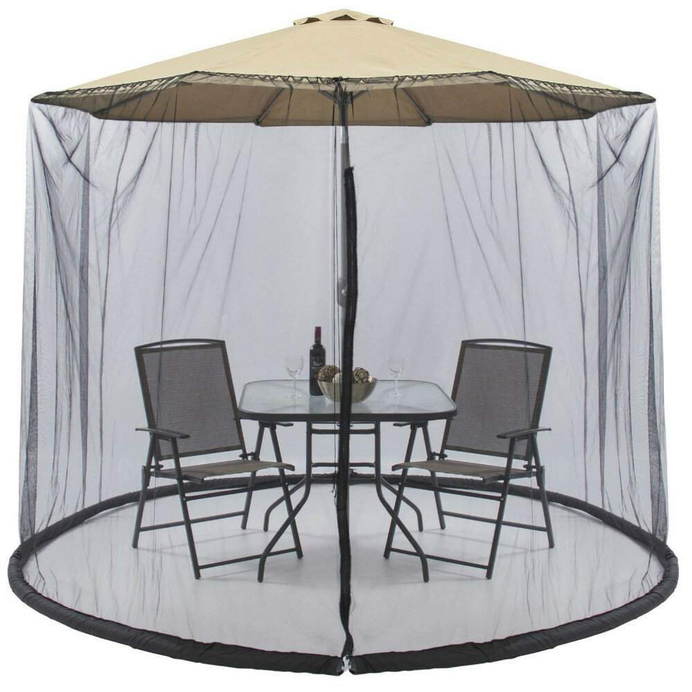 IPRee® 300x230cm Patio Paraplu's Mesh Net Tafels Picknick Net Cover Installeer Anti-muggennet