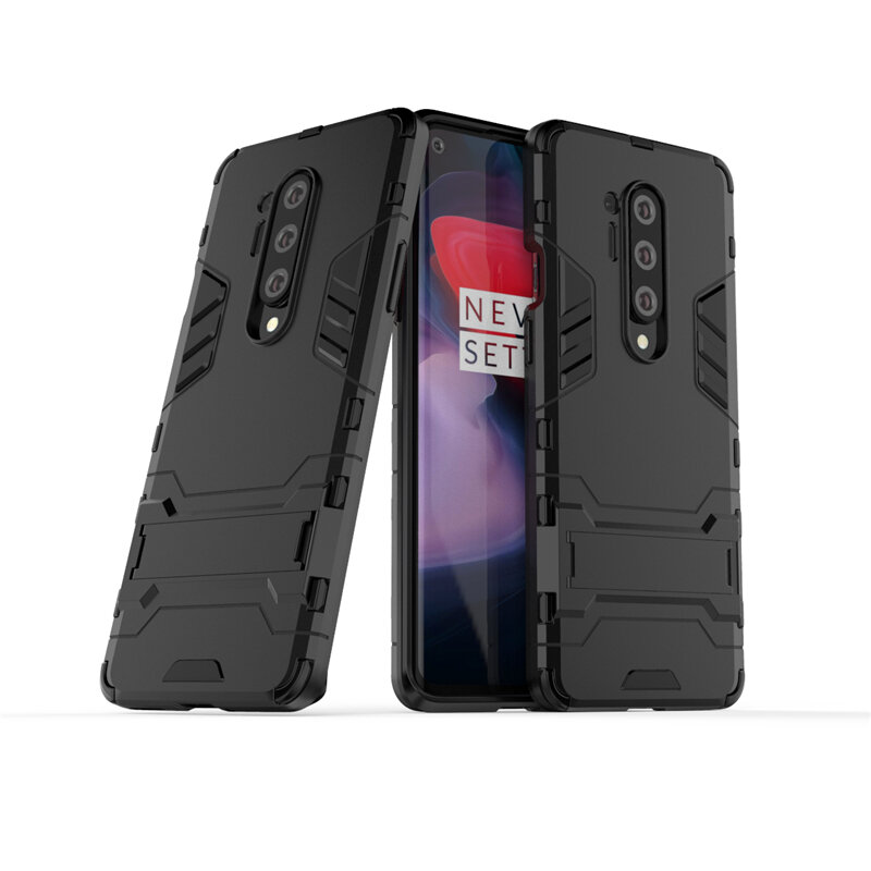 

Bakeey for OnePlus 8 Pro Armor Shockproof with Stand Holder PC Protective Case Back Cover