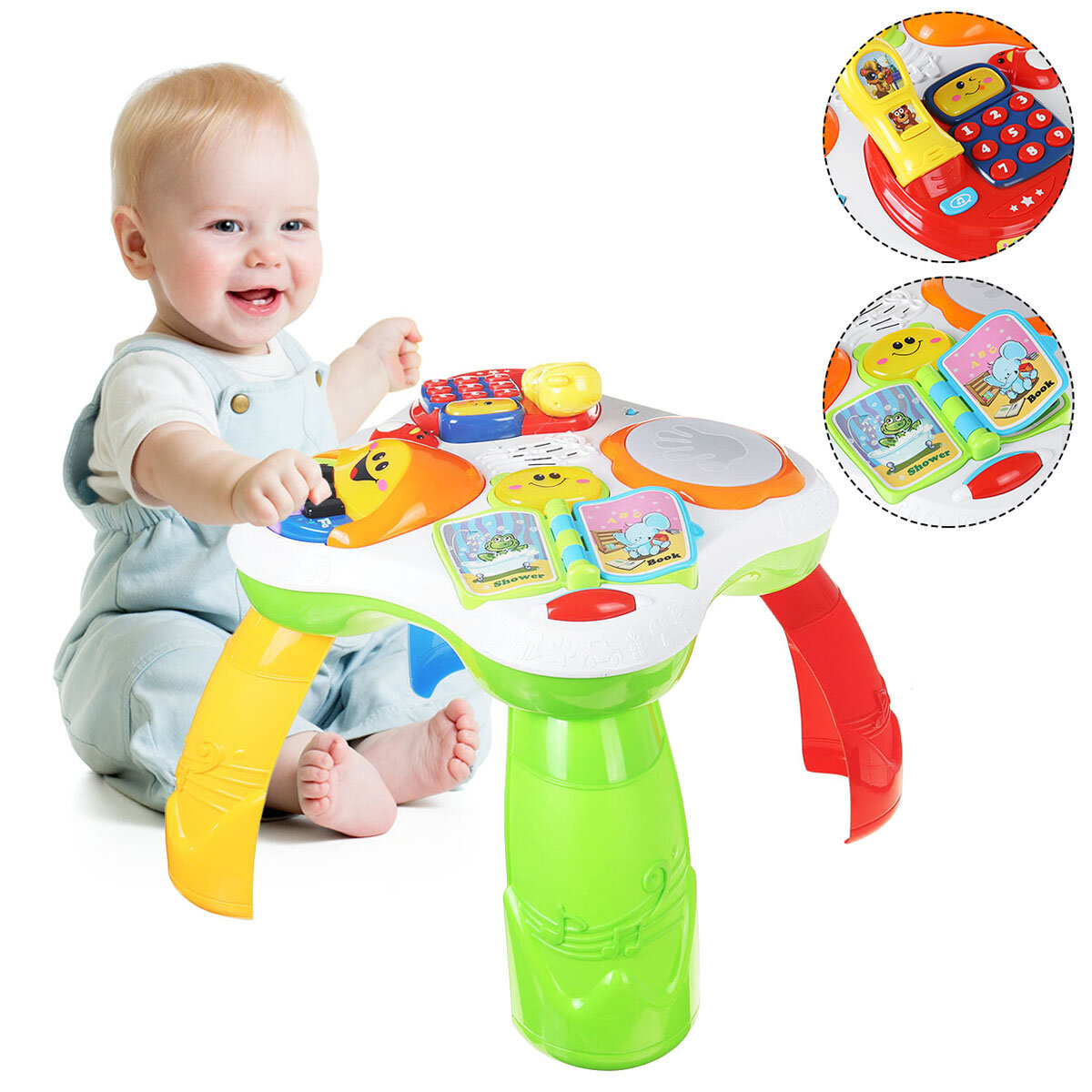 standing activity table for babies