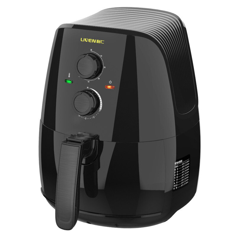 

LIVEN KZ-J3509 Air Fryer 3.5L Large Capacity 1500W Electric Hot Air Fryers Oven Oilless Cooker Mechanical Knob 360°Cycle