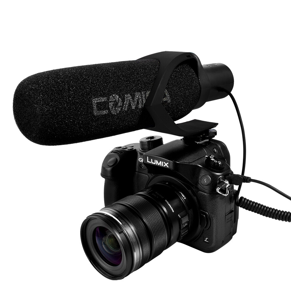 

Comica CVM-V30 PRO камера Микрофон Электрический суперкардиоидный конденсаторный видеомикрофон для Canon для Nikon для S