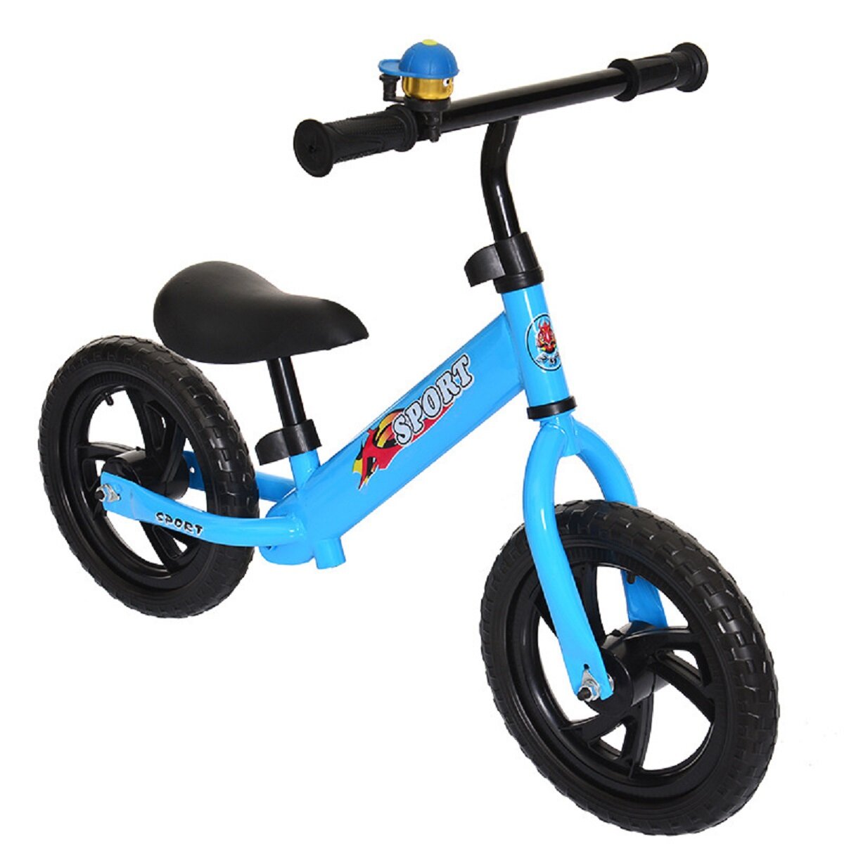2 Wheels No Pedal Toddler Balance Bike Kids Training Walker bmx Bike Adjustable Height 89-129cm for 2-6 Years Old Boys&G