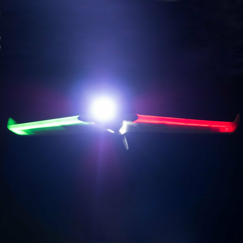Zohd Orbit Neon 900mm Wingspan Epp Fpv Night Flying Wing Rc Airplane Pnp Integrated Led Light Strip - 