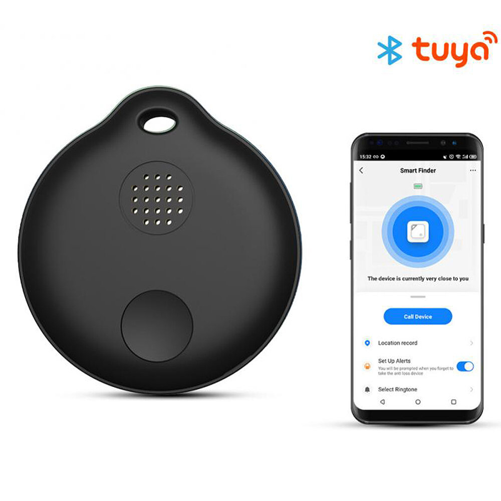 Tuya bluetooth Cercatore anti-smarrimento Wireless Mini GPS Tracker APP Ricerca posizione Allarme Portatile per telefono