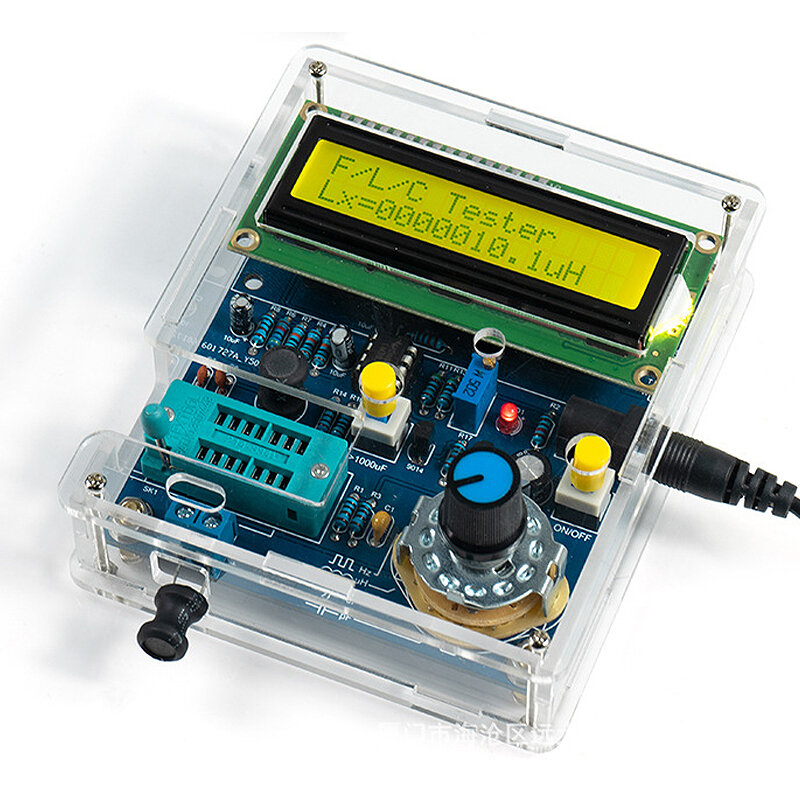 Testador de transistor Resistência Medidor de capacitância Frequencímetro digital Medidor multifuncional Kit eletrônico
