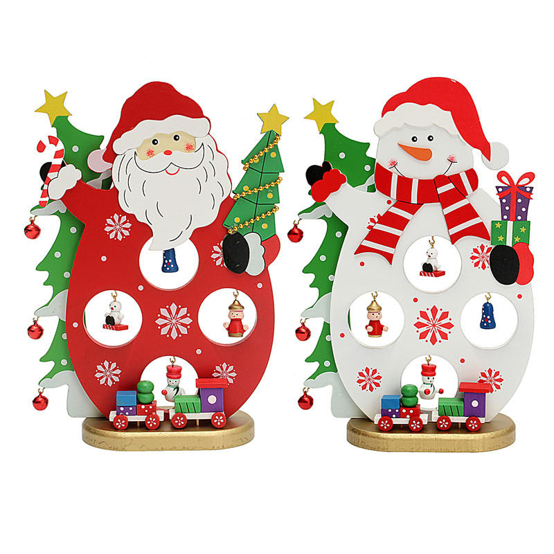 Kerstfeest Home Decoratie Kerstman Snowman Tafel Ornamenten Speelgoed Voor Kinderen Kinderen Cadeau