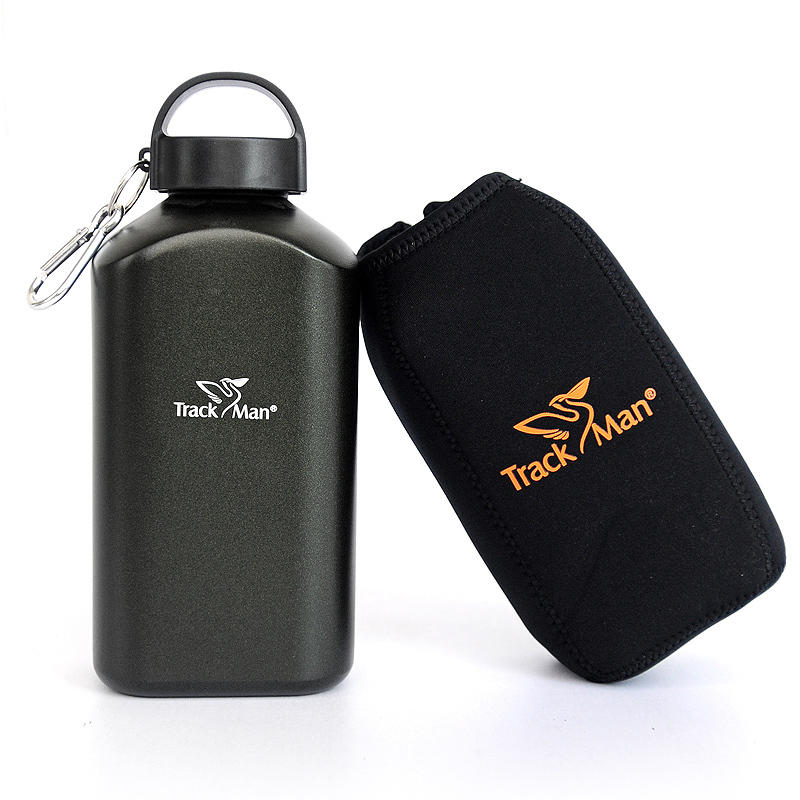 Trackman TM7135 1L Outdoor Sports Water Kettle Tactical Aluminum Drinking Bottle With Cover