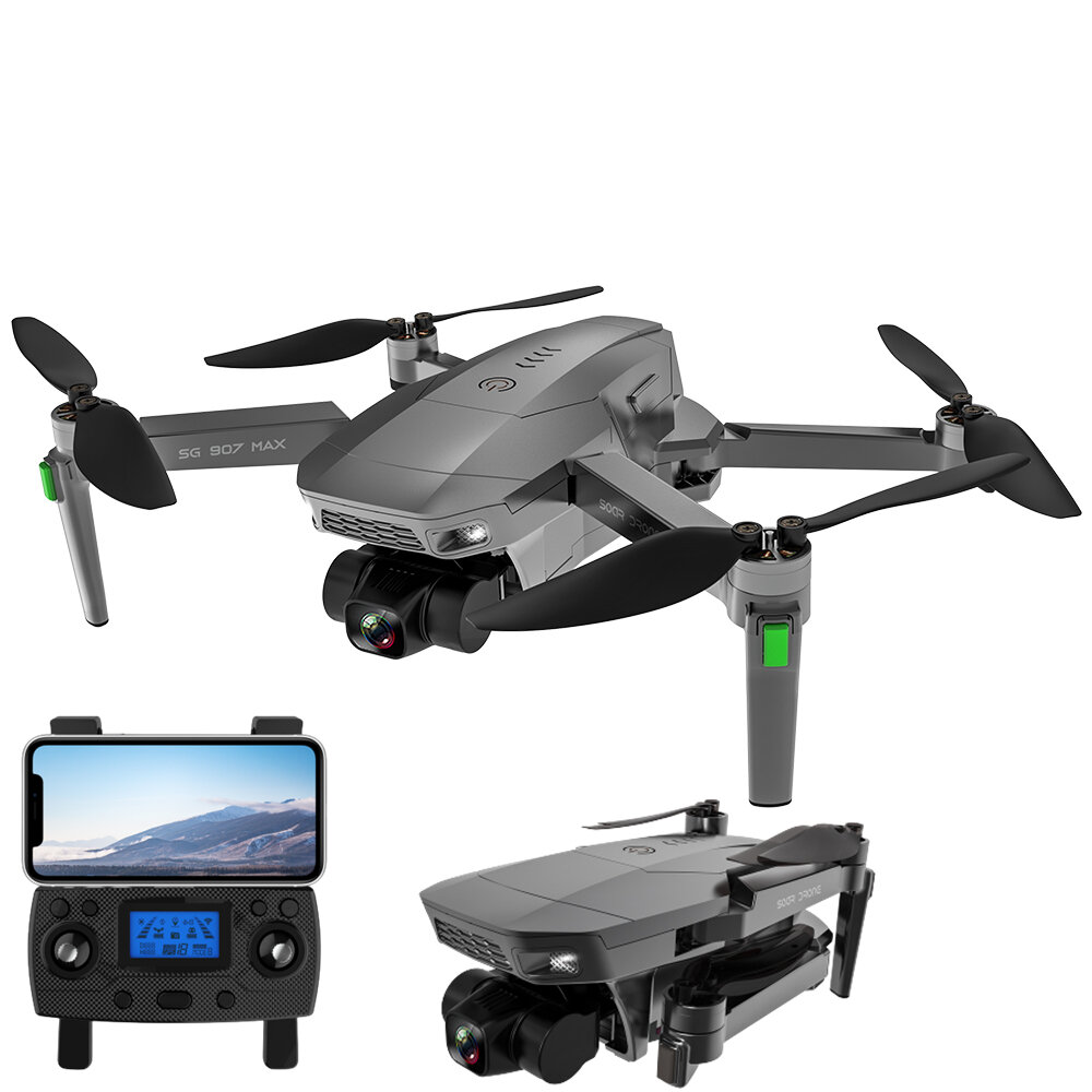 ZLL SG907 MAX 5G WIFI FPV GPS with 4K HD Dual Camera Three-axis Gimbal Optical Flow Positioning Brushless Foldable RC Dr
