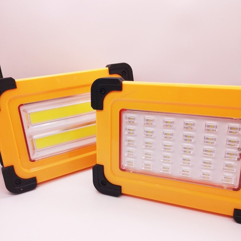 XANES® Luce solare da campeggio da 30W 5 modalità di ricarica USB Lampada da lavoro magnetica per esterni Viaggio notturno