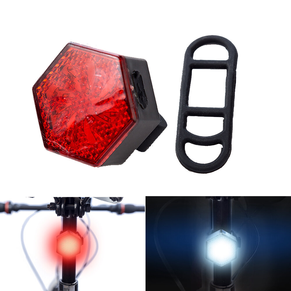 BIKIGHT USB Rechargeable Bike Tail Light Waterproof Ultra Bright LED Bicycle Lights for MTB Road Bike