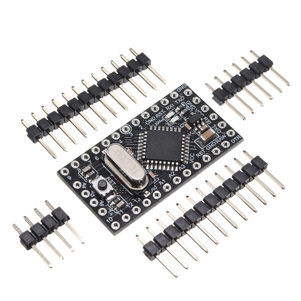 

10pcs ProMini ATmega328P 5V 16MHz for Pro Mini Mega 328 Add A6/A7 Pins RobotDyn for Arduino - products that work with of