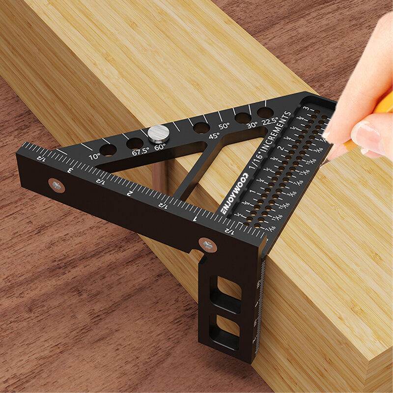 best price,enjoywood,3d,multi,angle,measuring,ruler,square,discount