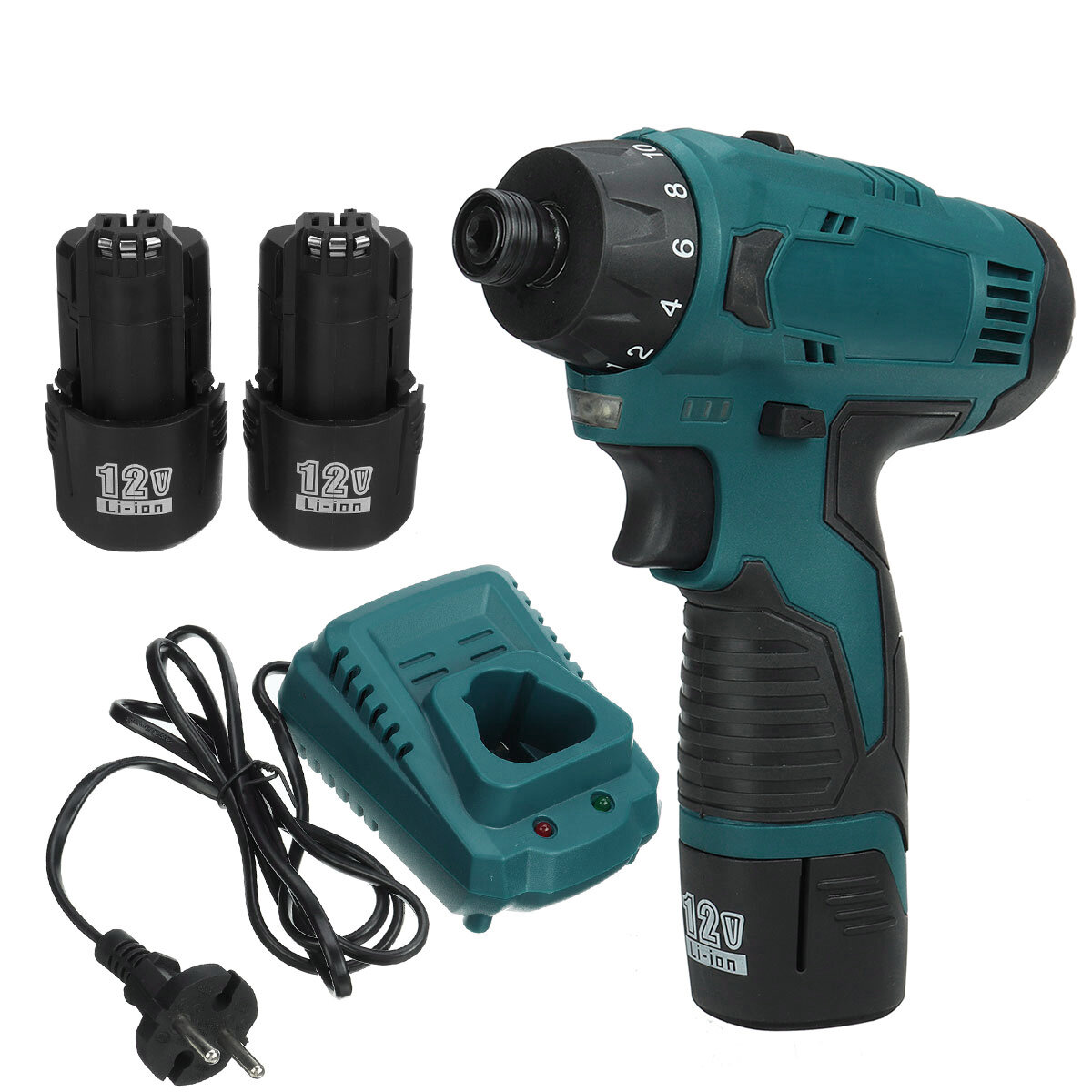 

12V 2 Speed Cordless Electric Screwdriver 1500mAH Mini Household Electric Screw Driver W/ None/1/2 Battery For Bosch BS1