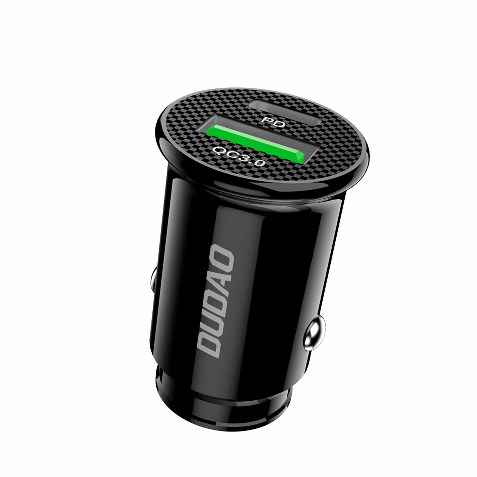 

DUDAO R3pro PD20W 2-Port USB PD Car Charger Adapter 20W USB-C PD+QC3.0 Support AFC FCP SCP Fast Charging for iPhone 12 1