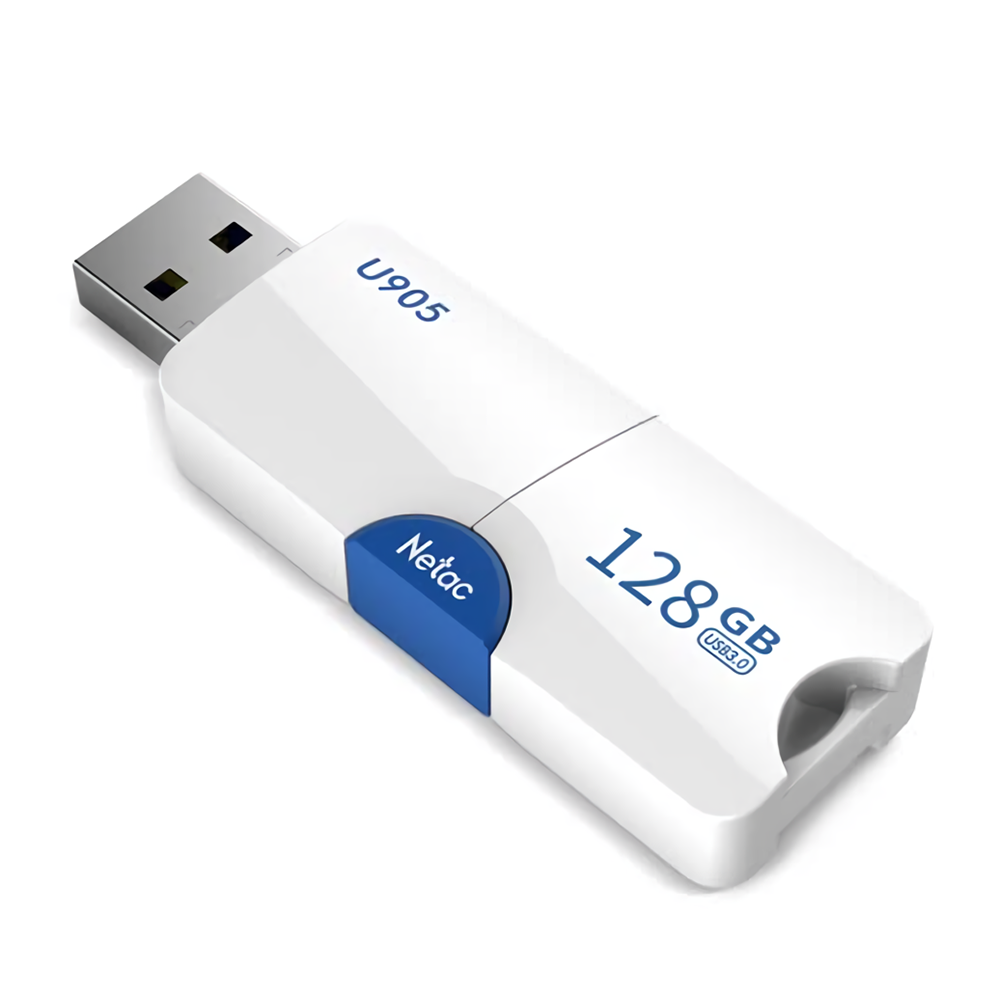 Netac U905 64G USB3.0 Flash Drive 32G 128G Intrekbare Pendrive USB Thumb Drive Draagbare U-schijf