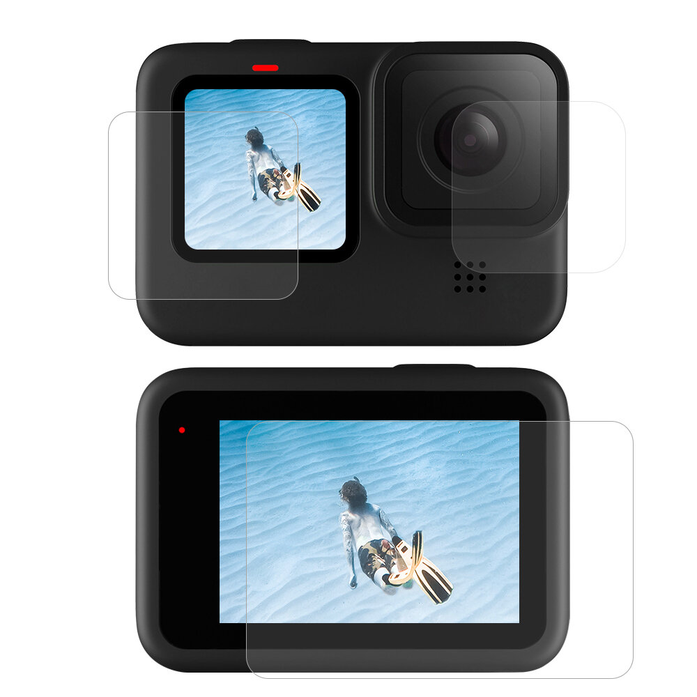 TELESIN voor GoPro 9 Camera Film Lens Lcd-scherm Beschermende PET-folie