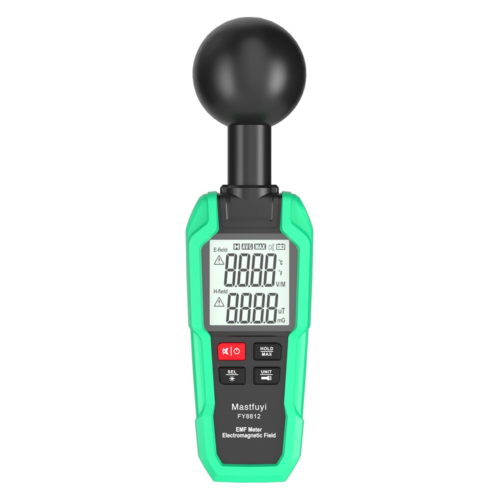 

FUYI FY8812 2-inch LCD Digital Display EMF Meter High Precision Electromagnetic Wave Radiation Detector with Backlight F