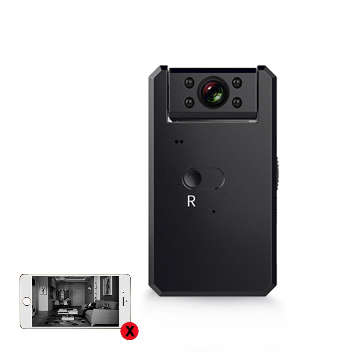 MD90 4K HD Draadloze Smart WIFI Camera Home Mini IR Nachtzicht Bewegingsdetectie