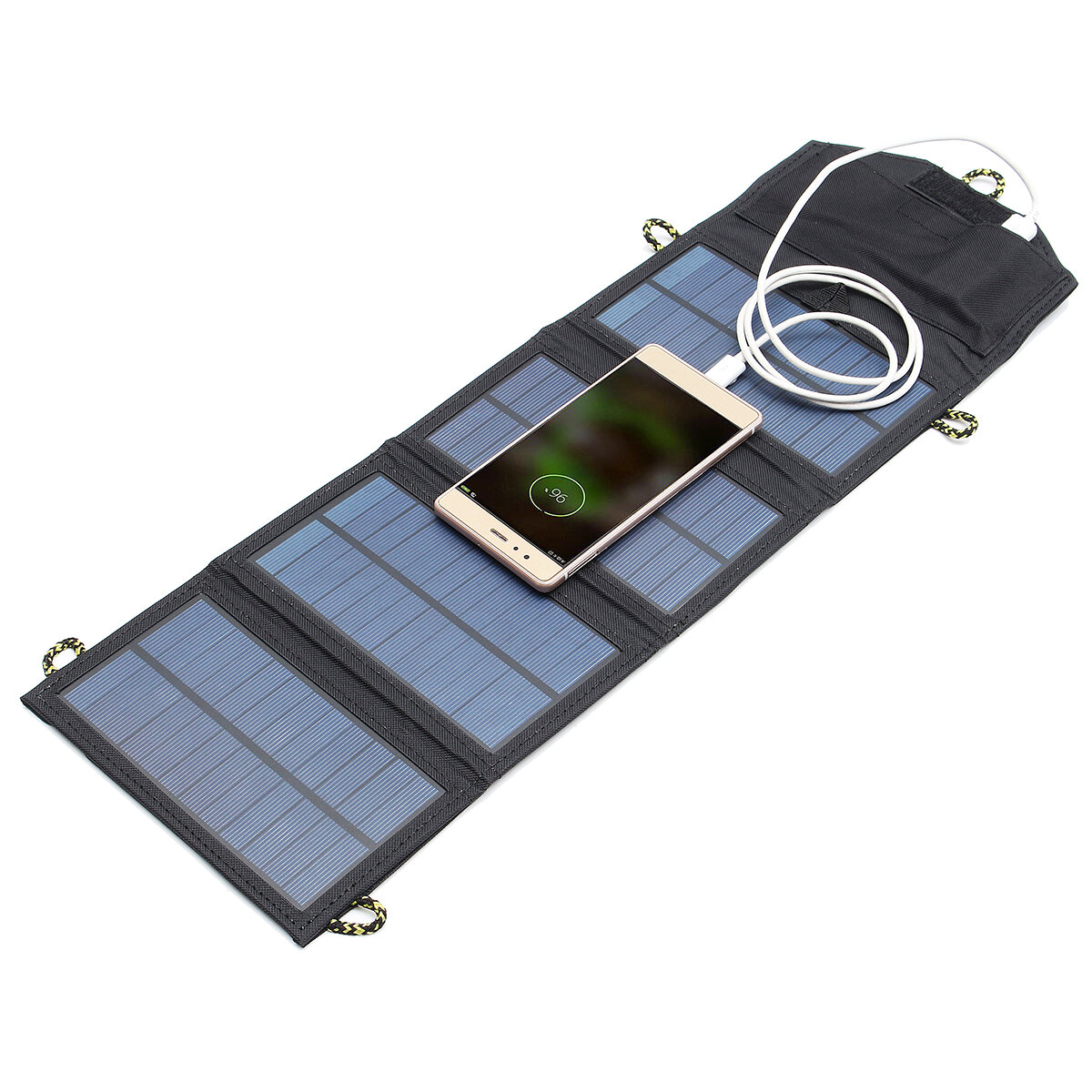 Panel Solar Portátil de 5V 7W IPRee™ Banco de Energía de Cargador Plegable de Emergencia de Viaje al Aire Libre Con Puerto USB