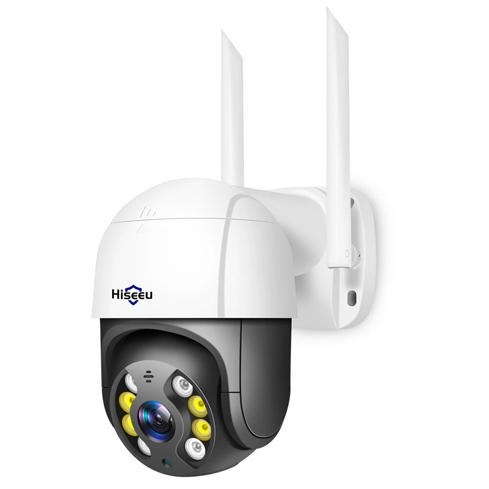 Hiseeu 1080P Speed Dome WIFI Camera 2MP Outdoor Wireless PTZ IP Camera Cloud-SD Slot ONVIF 2-Way Audio Network CCTV Surveillance