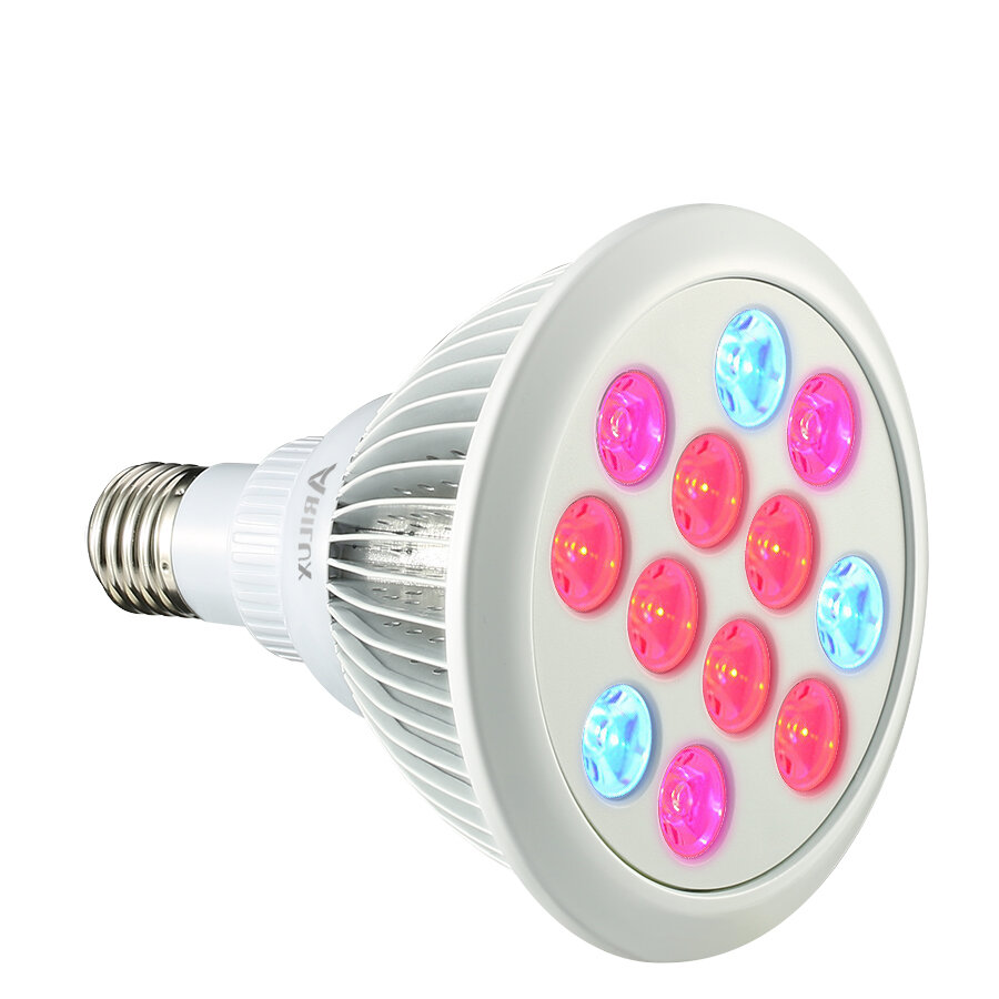 PL-GL 01 E27 12W/24W LED Plant Grow Light Lamp voor Tuin Hydrocultuur Kas Biologisch