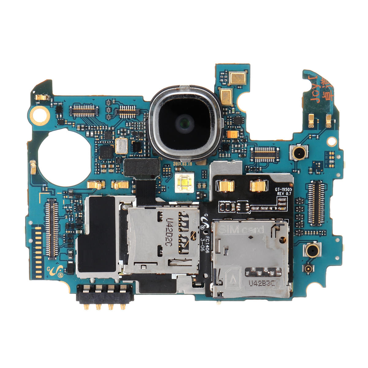 SamsungギャラクシーS4（I9505）のマザーボード+カメラモジュールの交換