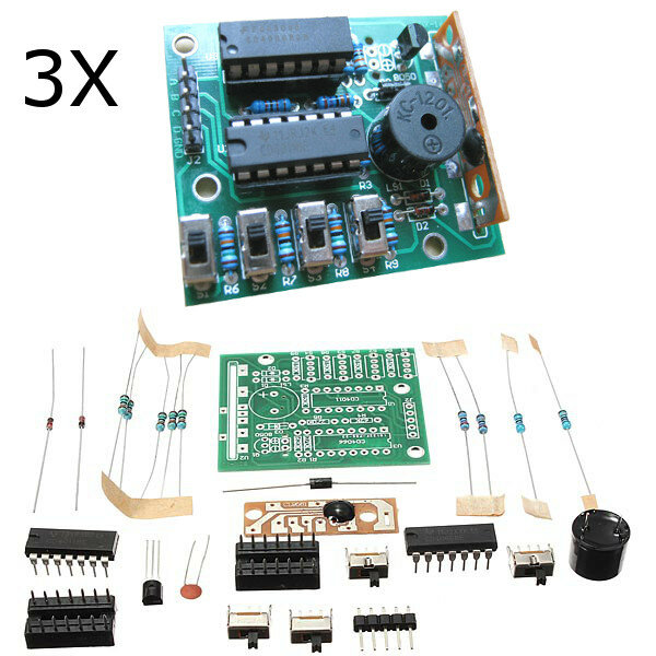 3Pcs 16 Music Box 16 Sound Box Kit Elektronische DIY Suite