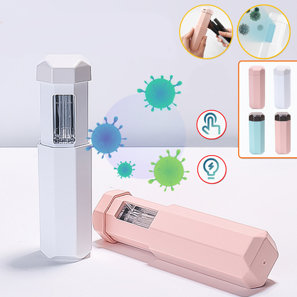 Portable Sterilize UV Light Germicidal UV Lamp Home Mini Handheld Disinfection UV Sterilizer Lamp