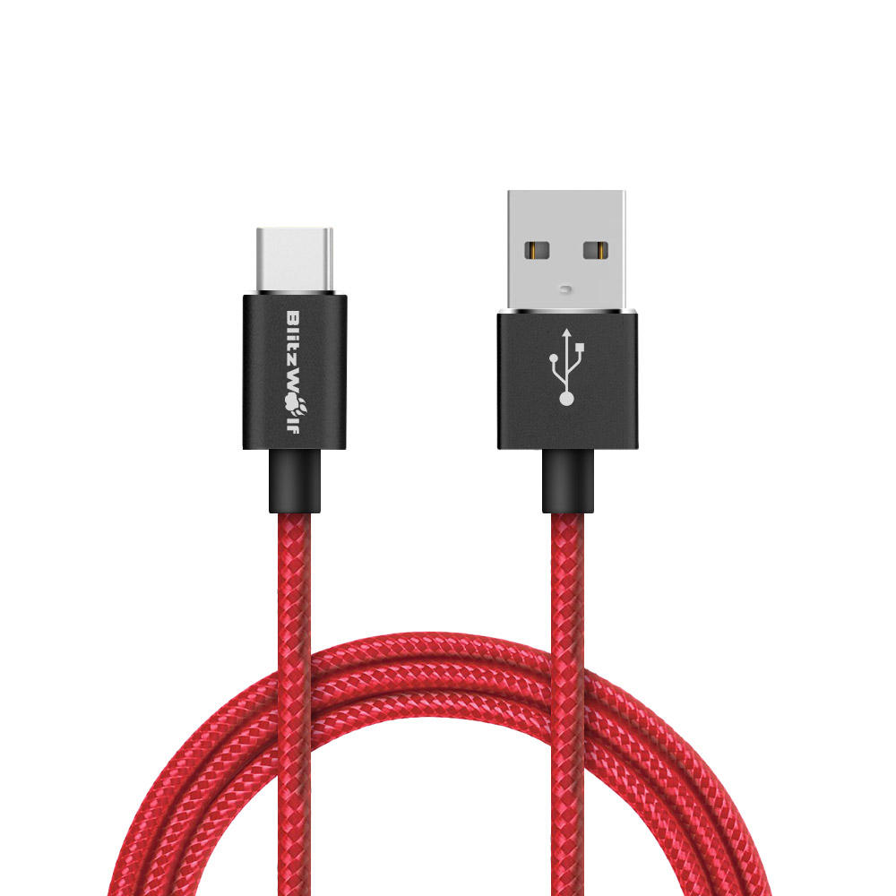 best price,blitzwolf,bw,tc1,3a,type,cable,1m,red,hk,discount
