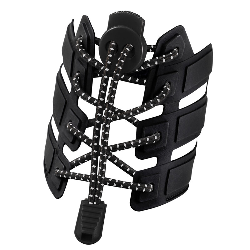 IPRee® Εξωτερικά αντανακλαστικά Lazy Shoelaces Ελαστικό Χωρίς Tie Stretching Lock Κορδόνια Αθλητικά Τρέξιμο