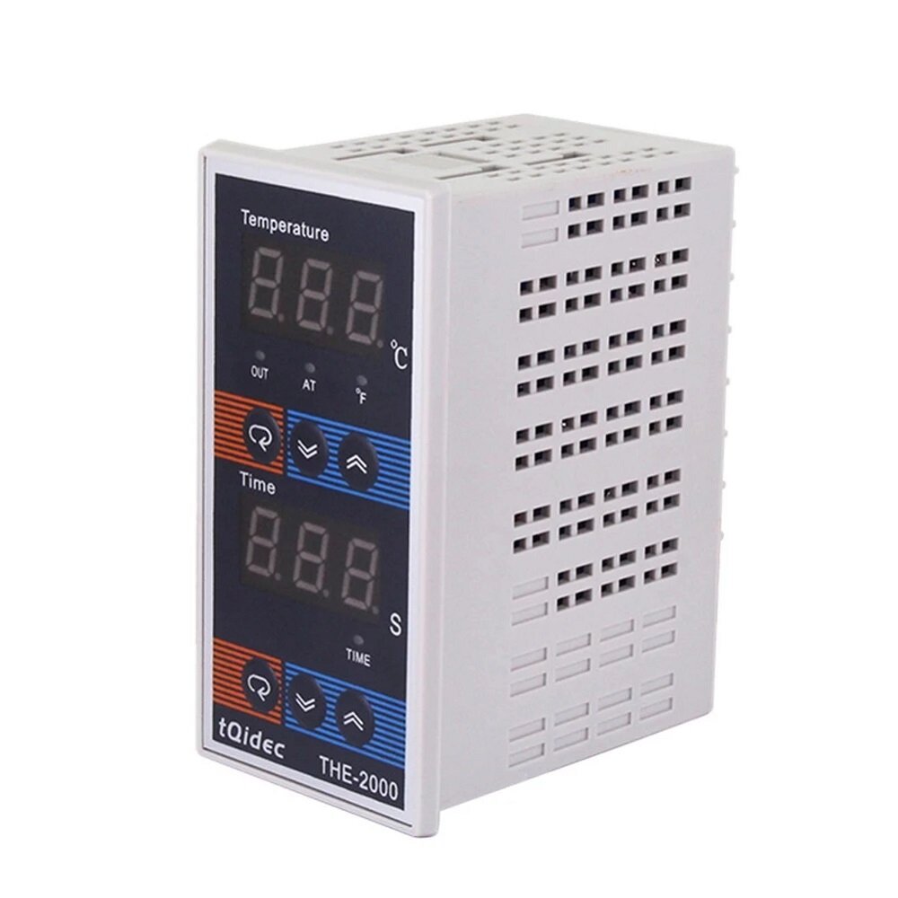 THE-2000 0~400 Intelligent Digital Display Temperature Time Controller for Hot Stamping Machine Oven