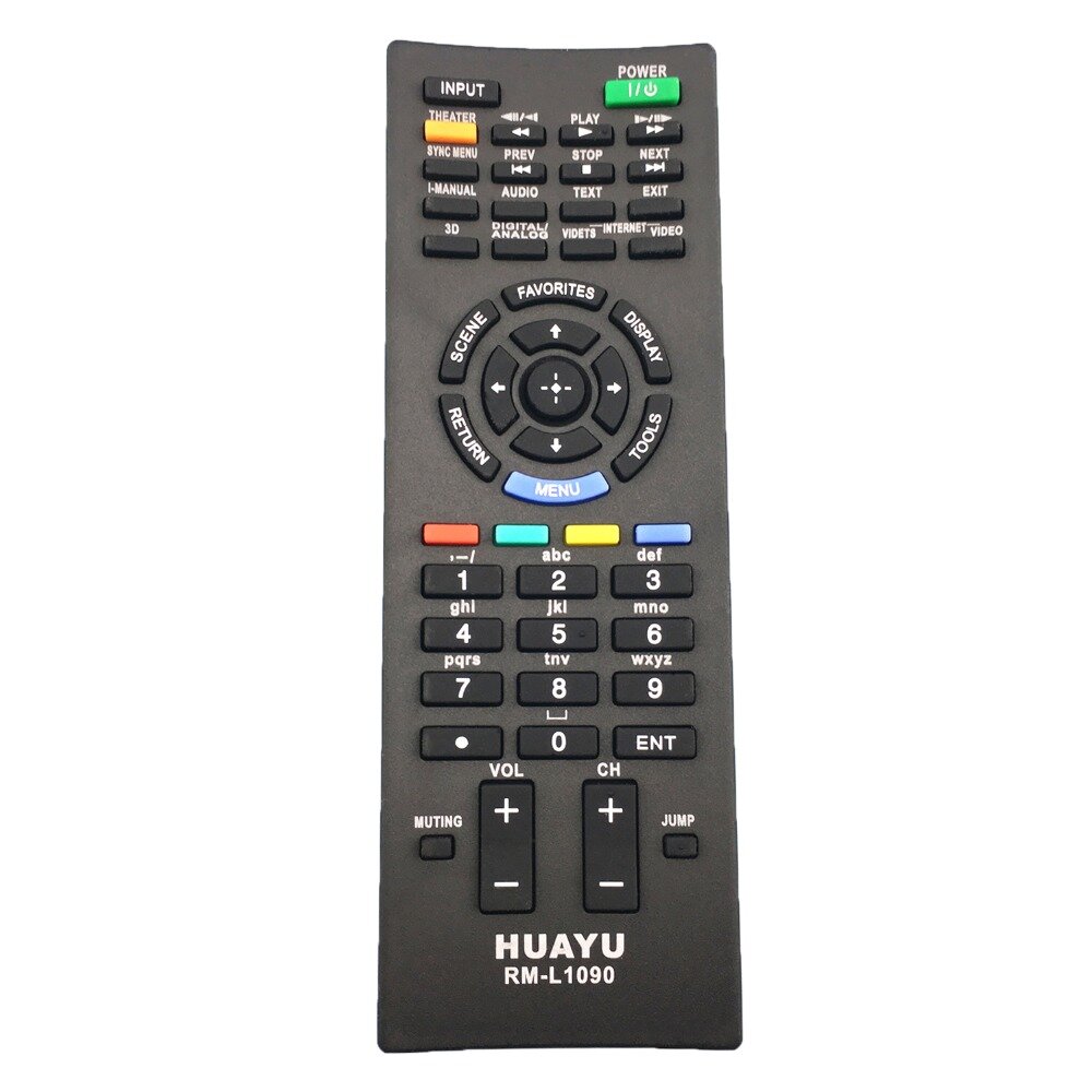 

English Version Remote Control Suitable for RM-L1090 Remote Control Suitable for Sony TV LED LCD HDTV Huayu RM-L1090 wit
