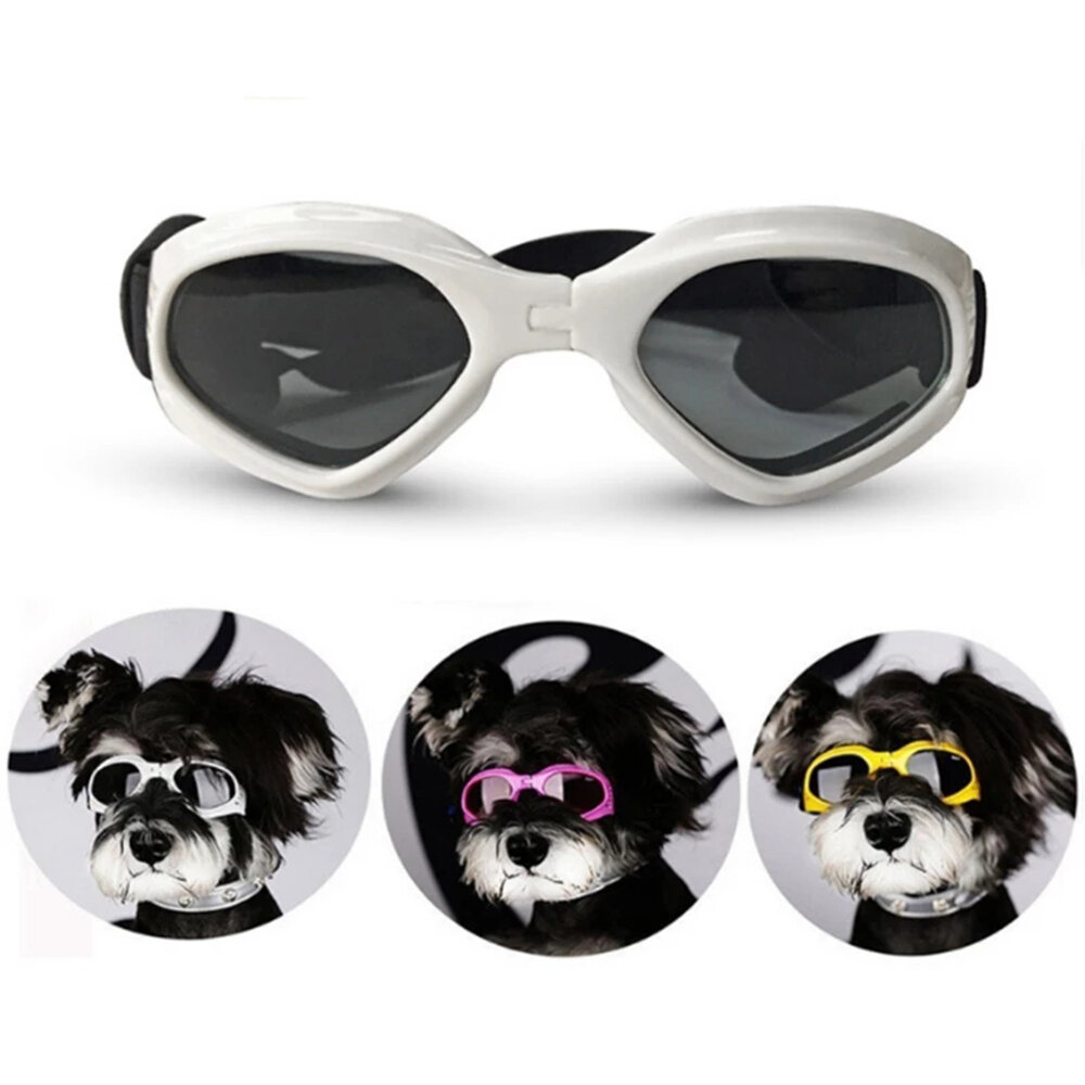 Faltbare Haustierbrille Modebrille Modehund Sonnenbrille Brillenschutz Hundeschutz UV Sonnenbrille Hundezubehör
