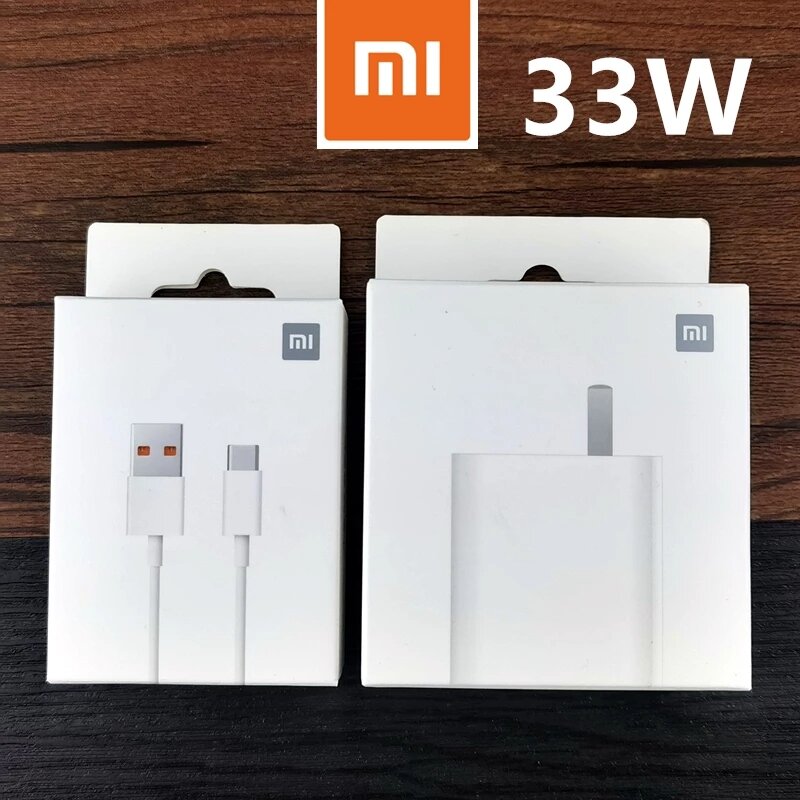 Original xiaomi 33w qc4.0 qc3.0 fast charging usb charger with 3a cable