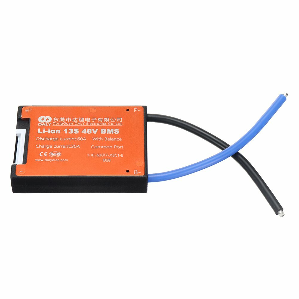 

DALY DL13S 13S 48V 60A BMS Battery Protection Board Waterproof BMS For Rechargeable Lifepo4 Lithium Battery E-Bike E-Sco