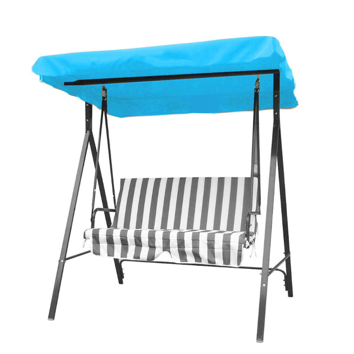 Outdoor 3 Seater Garden Swing Chair Replacement Canopy Spare Fabric Waterproof Cover