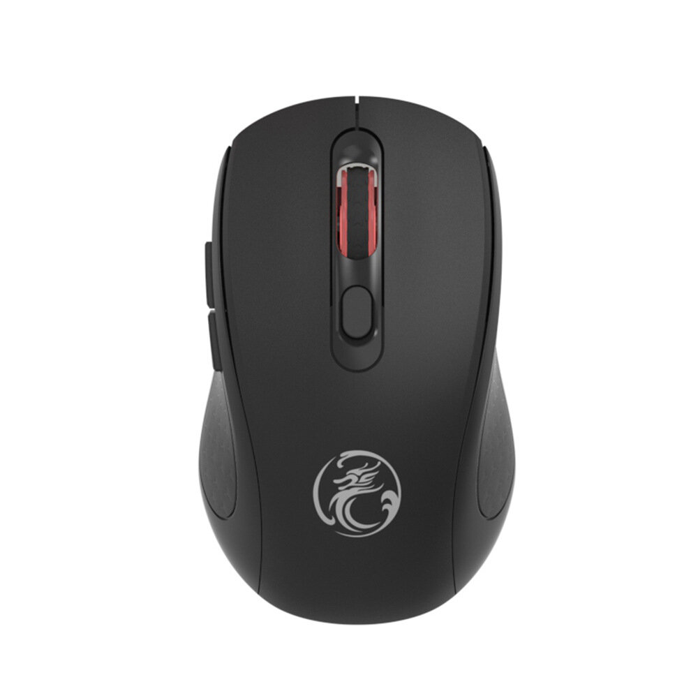 

IMICE W-718 2.4G Wireless Mouse 6 Silent Buttons Adjustable 800-1600DPI Rechargeable Ergonomic Mouse for Home Office