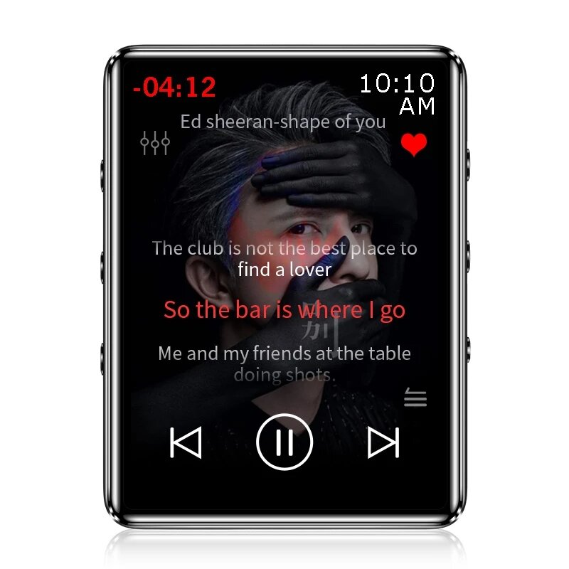 

X60 8G MP3 Music Player Portable Lossless Sound MP4 Bluetooth Player FM Radio Voice Recorder E-Book Video