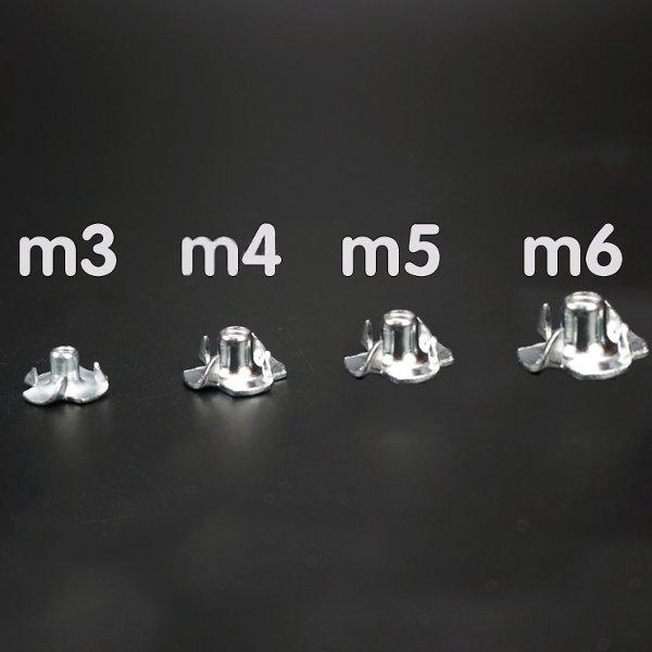 M3 M4 M5 M6 Optional 4 Claw Nut Anti-clawed Nut 10Pcs For RC Airplane