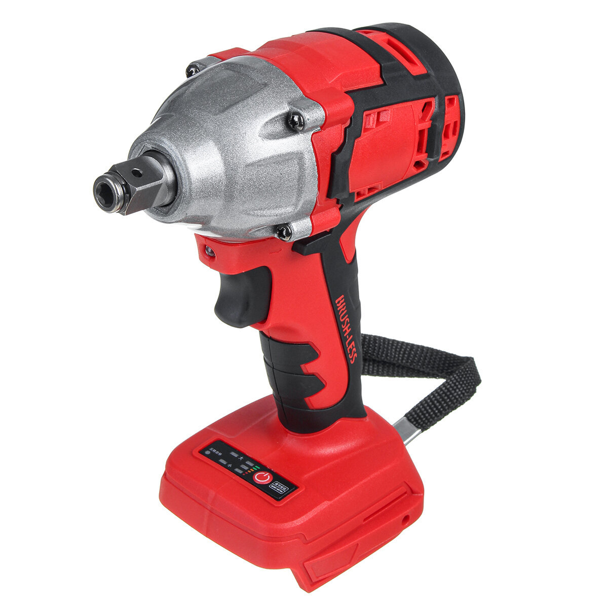 18V Brushless Electric Wrench Cordless Impact Drill Driver 1/2
